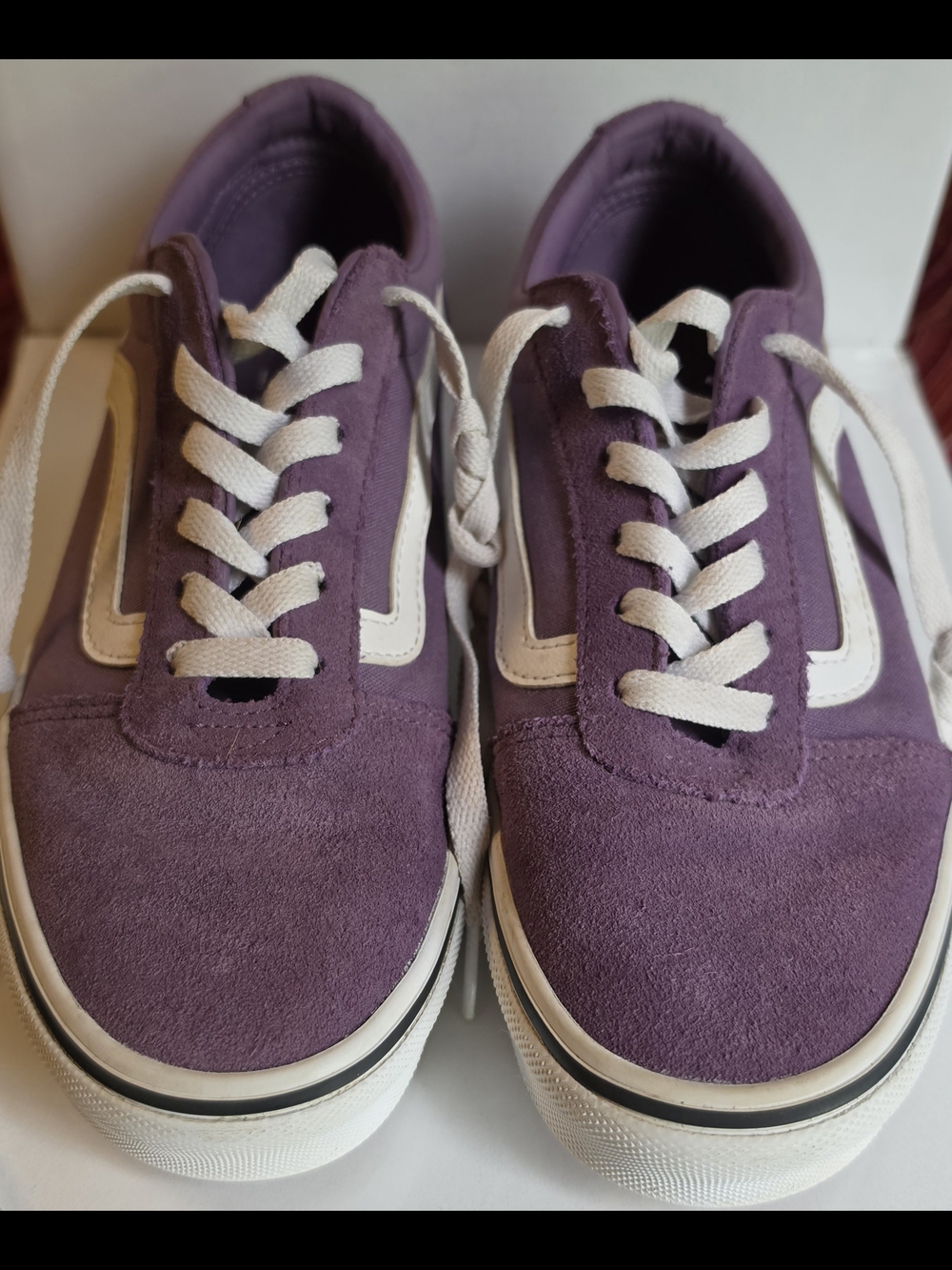 Vans Purple Of The Wall Sneakers Womens Size 7.5
